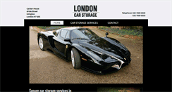 Desktop Screenshot of londoncarstorage.co.uk